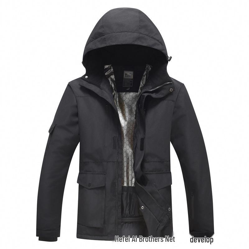 Couple Style Waterproof Windproof Ski Jacket - Warm, Breathable & Wear-Resistant for Men & Women