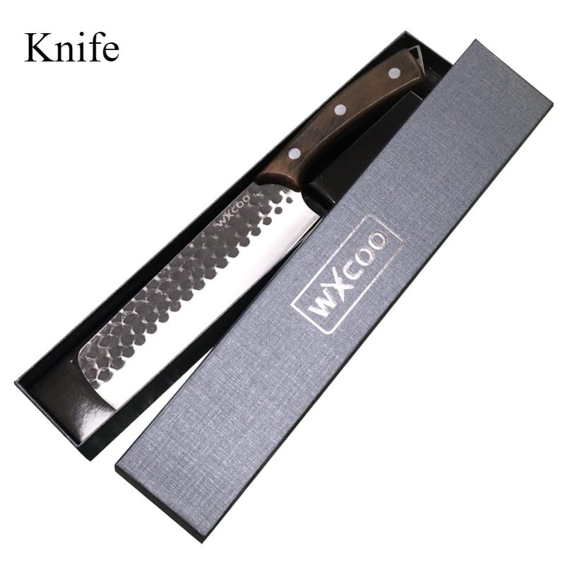 High-grade Wooden Handle Lightweight Chef Knife Damascus Laser Pattern Japanese Boning Bread Knife Two-piece Set