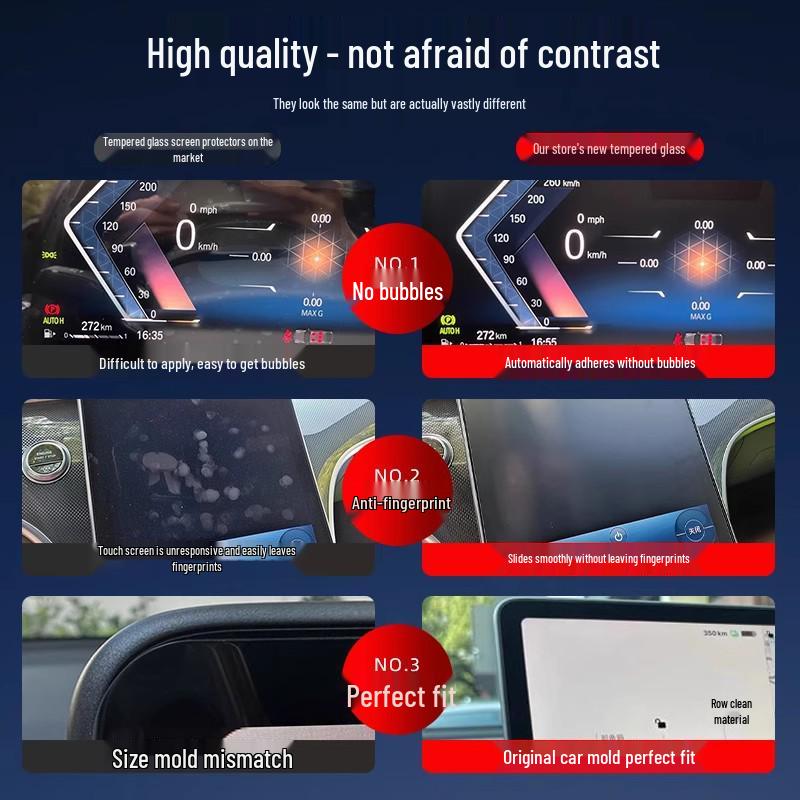 Toyota Highlander 26-Model Navigation Screen Tempered Film Protector