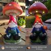 Solar Gartenzwerg Dekoration Pilz Ornamente mit Solarenergie Dekorative Außenlandschaftsverzierung für Hof Terrasse Rasen
