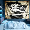 Betty Boop Print Tapestry, Lightweight Wall Hanging, for Bedroom, Dorm, Living Room, Home Art Decor - Birthday Christmas Gift for Friends
