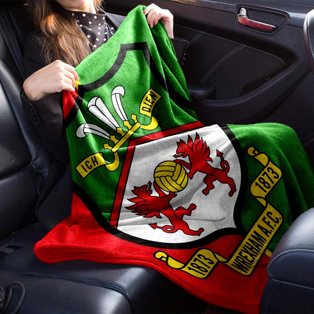 Wrexham Afctowel Blanket, High quality Comfortable for All Seasons, Home Decor, Warmth and Comfort