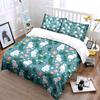 Cat-Themed Floral Gift Set Exquisite Three-Piece Bedding Set Gift For Kids And Adults