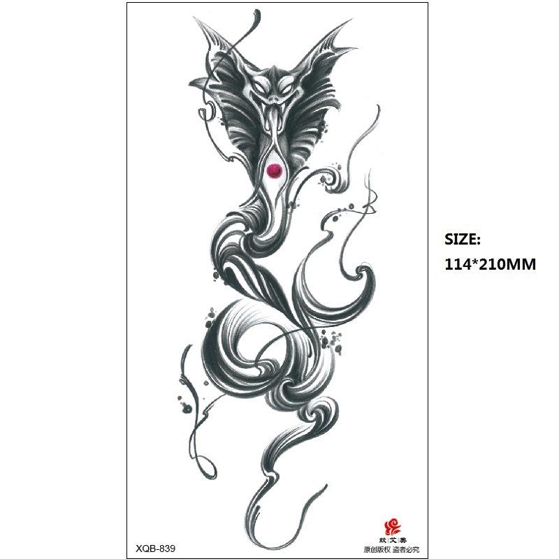 Men'S Auspicious Animal Hand-Painted Color Temporary Waterproof Tattoo Sticker Simulation Tattoo Sticker