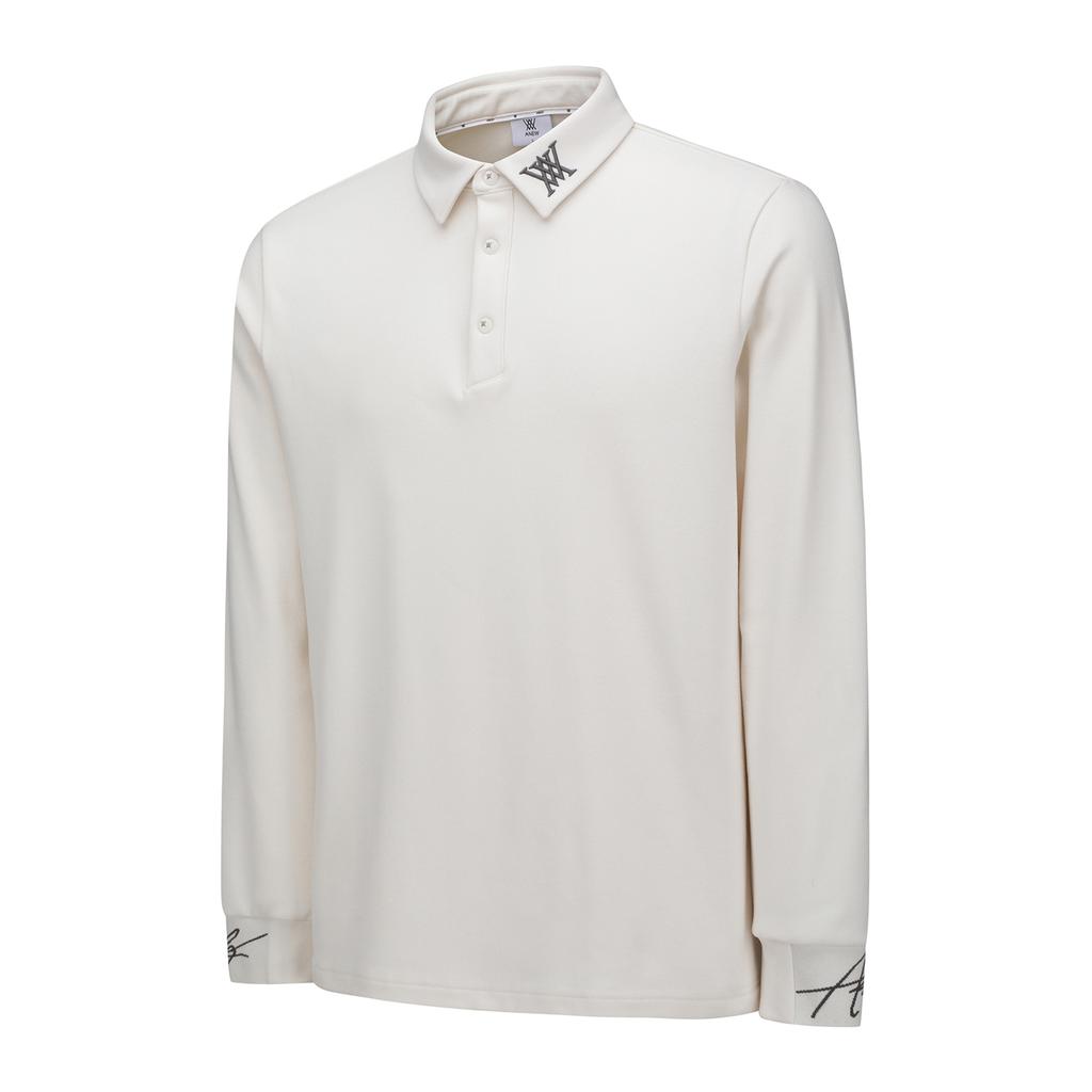 ANEW GOLF Men Nap Collared Long T-Shirt_Iv