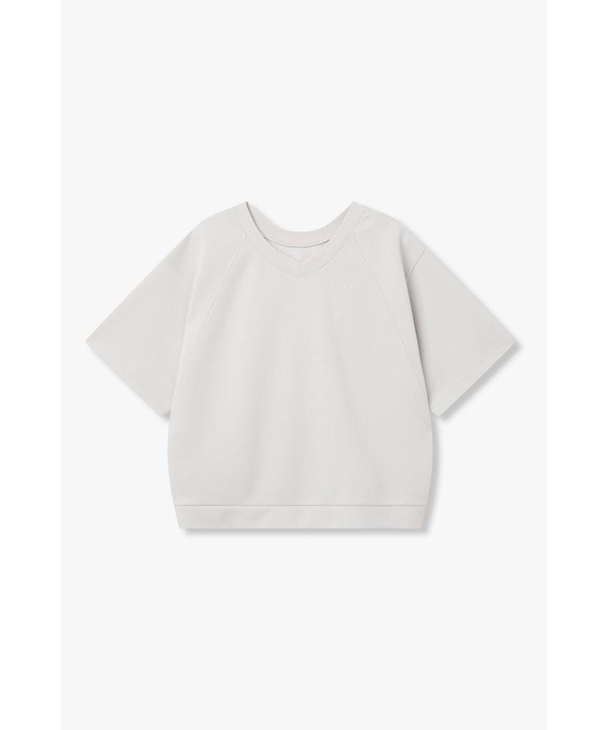 Bobeu Embroidered Two-Way T-Shirt_Light Gray 7156240008