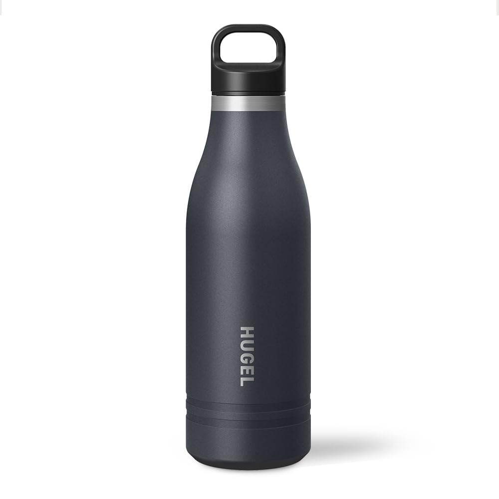 

IRIS OHYAMA HUGEL Вакуумная термокружка Угольная Отличная Интегрированная Посудомоечная машина Идеальна для улицы и спорта Кружка, 750 мл, Серая, Термоизоляция Холод/Тепло, Крышка,