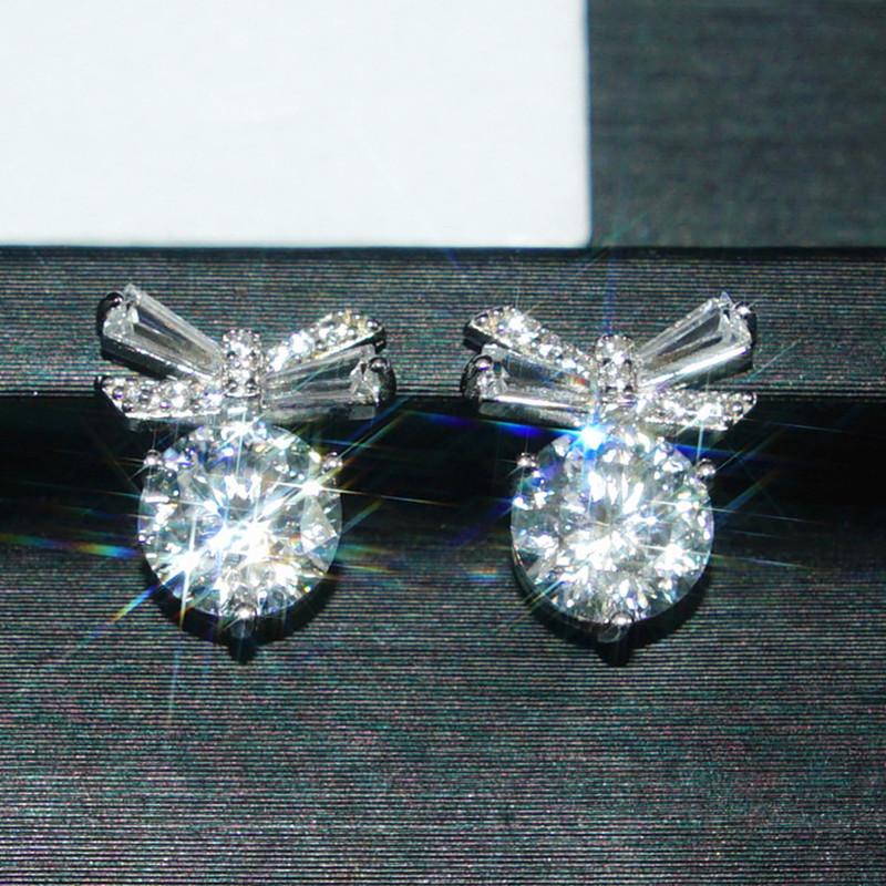 

Серьги-пусеты «Принцесса с бантом» для женщин, леди, элегантные и изысканные серьги, модное сочетание с юбками