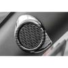 Fit For Ford Mustang 2015- Carbon Fiber A Pillar Horn Frame Cover Trim 2PCS