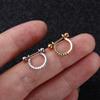 Bone Great U Type Women Zircon Lady Stud Earrings Jewelry Drop Earrings Dangle Earring