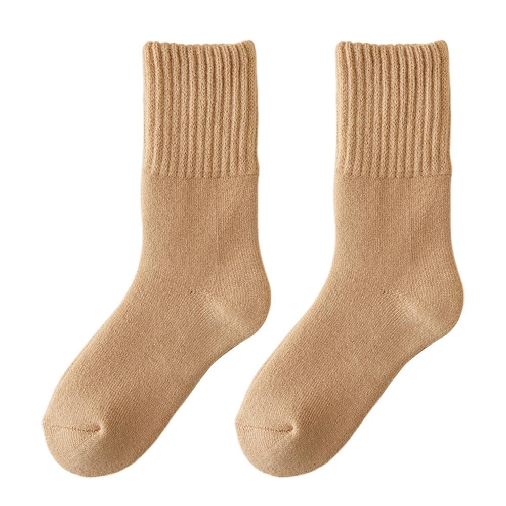 Fashion EU38-44 Men Thicken Sock Elastic Merino Wool Socks Cold Protection Thermal Stockings Winter Warm