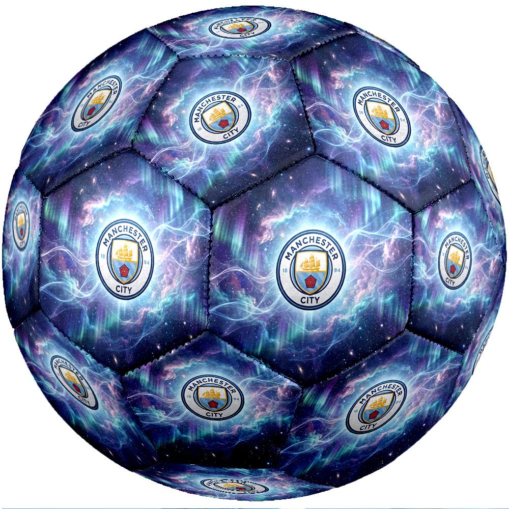 Ballon de football thème Manchester City Taille 5 Ballon de football Toucher Doux Ballon de football d'entraînement professionnel pour sports d'extérieur