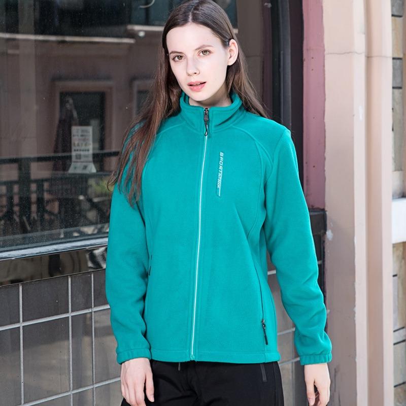 Autumn and Winter Fleece Jacket Sweater Couple Outdoor Fleece Fleece Jacket Thickened Casual Warm Jacket