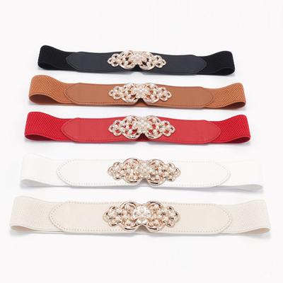 Fashion Women Boho Lady Vintage Leather Buckle Waist Belt Waistband Accessories