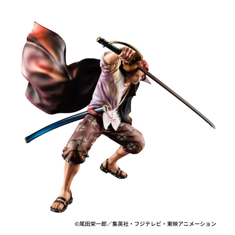 ONE PIECE Shanks Figure One Piece Portrait.Of.Pirates “Playback Memories” Red-Haired