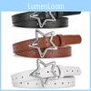 Trendy Pu Leather Star Emblem Belt For Women Perfect For Dresses And Casual Outfits