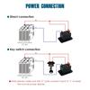 Runleader 36V LED Battery Power Indicator,Battery Charge & Discharge Display,Applicable to Lead Acid Battery Powered Golf Cart Forklift Lawn Mower