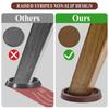 Non Slip for Hardwood Floors Rubber Furniture Pads Leg Coasters Caster Cups Furniture Coasters