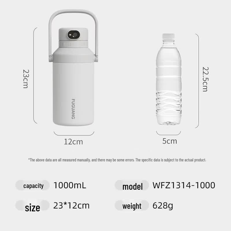 FUGUANG Smart Fingerprint Lock 316L Thermos Bottle