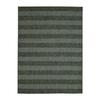 Living Room Rug Jute Look Pattern Lines Green 133x170