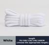 Men's and Women's Sports Shoelaces Color Semicircular Shoelace Suitable for All Shoes Round Laces AF1 Wear-resistant Non-slip