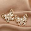 Versatile Rhinestone Butterfly Earrings - High-grade Temperament Jewelry