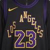 Nike Dri-FIT ADV Lebron James Los Angeles Lakers 2023/24 City Edition NBA Authentic Jersey 'Black' Men's DX8763-012