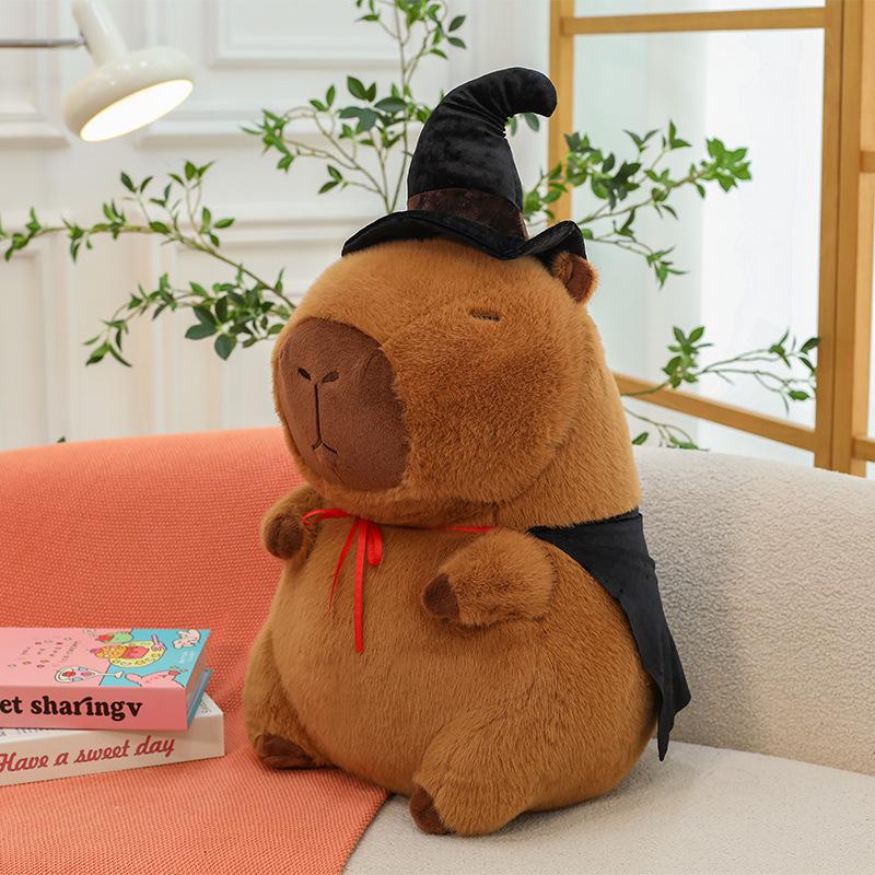 Magic Headphones Capybara Doll Large Kapibara Plush Doll Sleeping Pillow