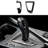 Carbon Fiber Car Styling Interior Gear Shift Knob Cover Multimedia Button Panel Trim Sticker For BMW F30 F32 F34 F36 Accessories
