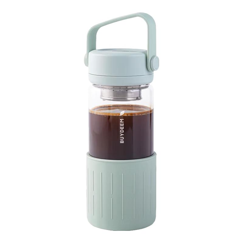 BeiDing 470ML Glass Tea Infuser Travel Mug