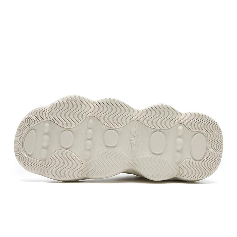 New FILA PEASE WE Wear Resistant And Lightweight Low Top Casual Shoes Women's White Brown F12W541121FMA