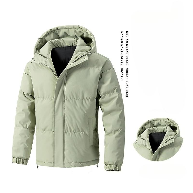 Baumwollgepolsterte Jacke für Männer und Frauen im gleichen Stil Winter Locker Kapuzenbaumwollgepolsterte Jacke Partnerjacke Männer