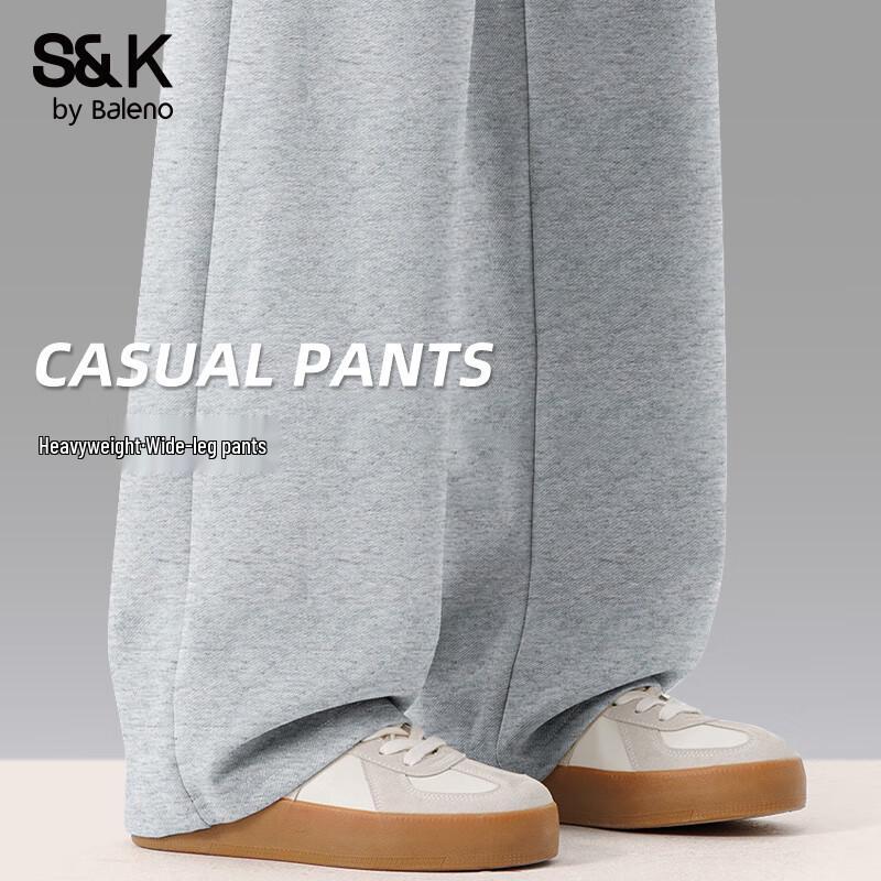 Baleno Men's S&K Series Wide-Leg Casual Pants