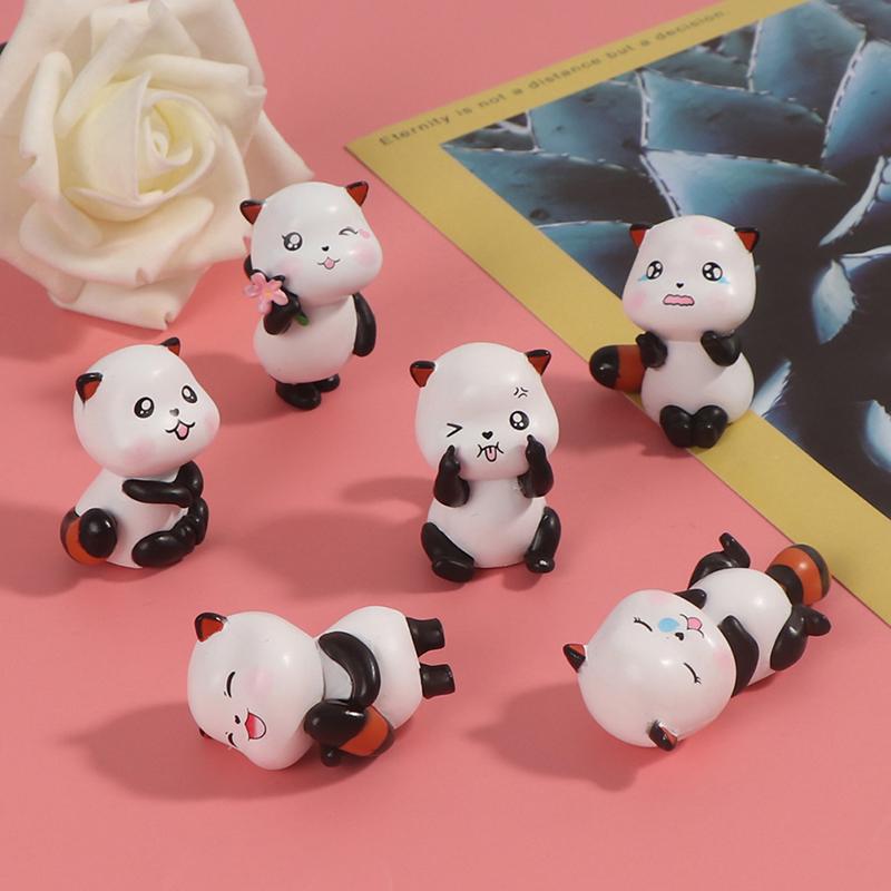 Mini Cute Animal Figurine Miniatures Crafts Ornament Fairy Garden Bonsai DIY Home Landscape Decoration Gift