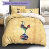Tottenham Hotspur Football Club Pattern Bedding Quilt Set  Home Decoration  Gift (1 * duvet cover + 2 * pillowcase  without core)