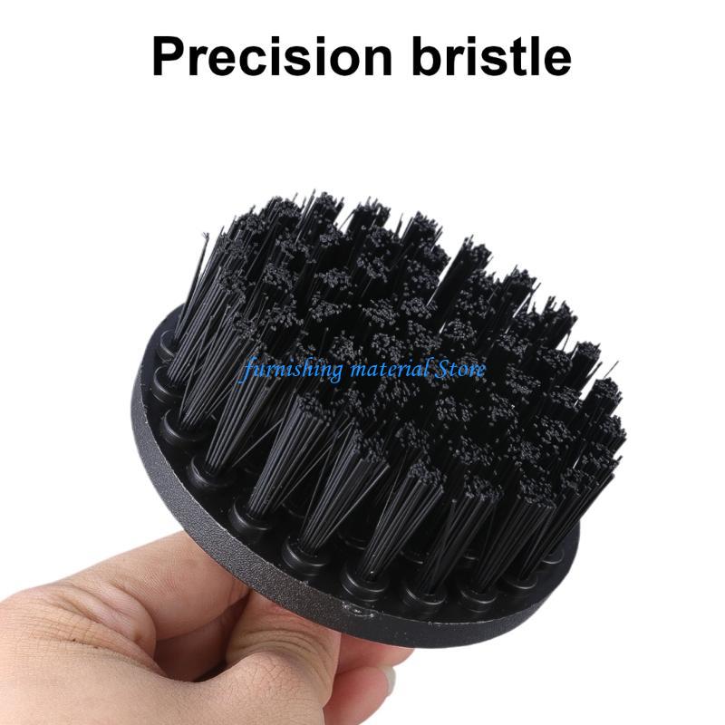 Y5GD 3Pcs Electric Drill Brush Attachment Set Power Scrubber Brush Carpet Polisher