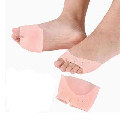 Protetor de Dedo do Pé de Silicone Manga Aberta Capa de Gel para Pés Meio Almofada para Prevenção de Bolhas e Suporte de Amortecimento para Dedos do Pé para Uso Diário