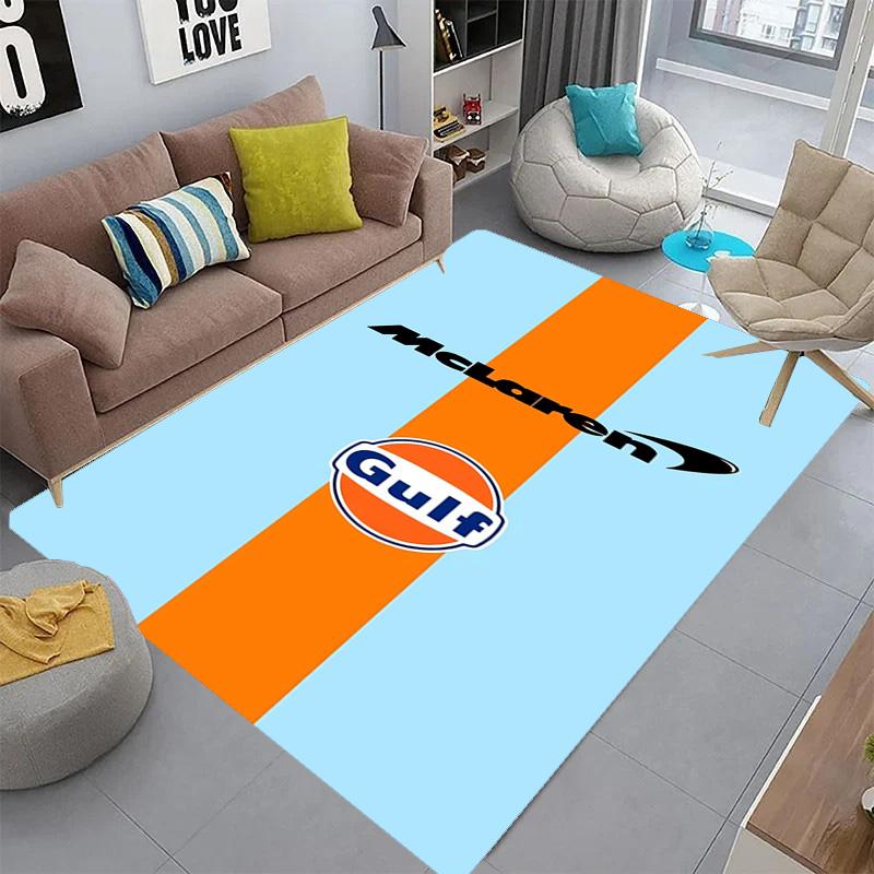 McLaren Gulf Heritage Carpet Suitable for All Seasons Home Decor Room Doormat Protective Pad