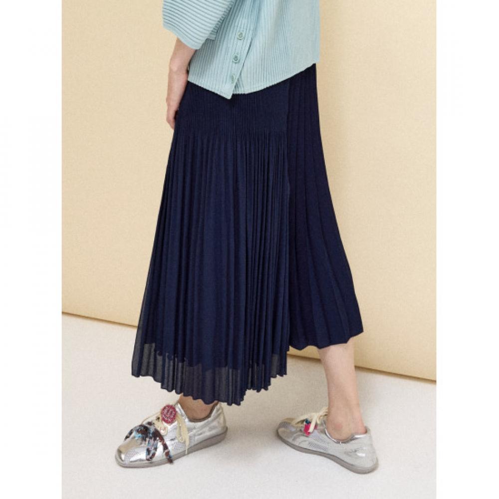 Lapli Double Layered Pleated Skirt Lpskf125006