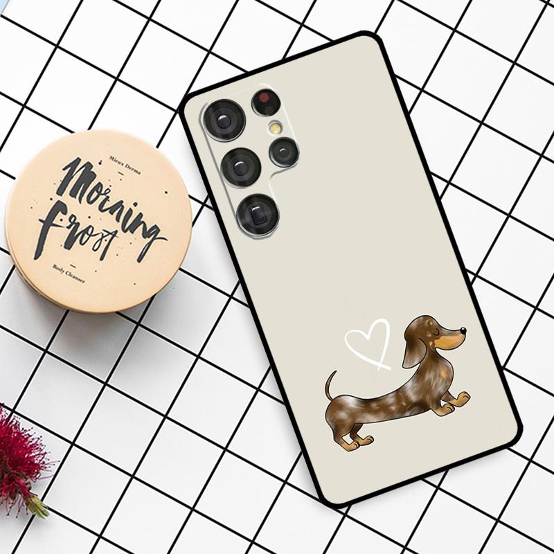 DACHSHUND Case For Samsung Galaxy S23 S21 S22 Ultra S8 S9 S10 Note 10 Plus Note 20 Ultra S20 FE Cover