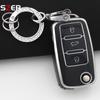 For Vw Volkswagen Polo Tiguan Passat B5 B6 B7 Golf 4 5 6 Mk6 Jetta Lavida Skoda Octavia Seat Leon Altea Tpu Car Key Case Cover
