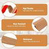 1PC 1m/39.37inch Wood Floor Transition Strip Edge Closing Strip Floor Seam Wear-Resistant Soft Plastic Flat Buckle Dge Threshold