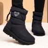 Shoes Women's Cotton Shoes Plus Velvet Thickened High-top Snow Boots Waterproof Non-slip Casual All-match Cotton Shoes