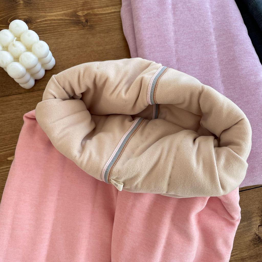 2025 Children's Casual Wool Four-Layer Thick Warm School Uniform Leggings