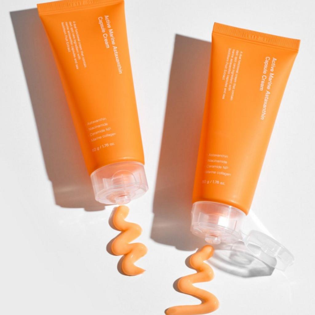 SUNGBOON EDITOR Active Marine Astaxanthin Capsule Cream Antioxidant Firming Moisturizer 50g