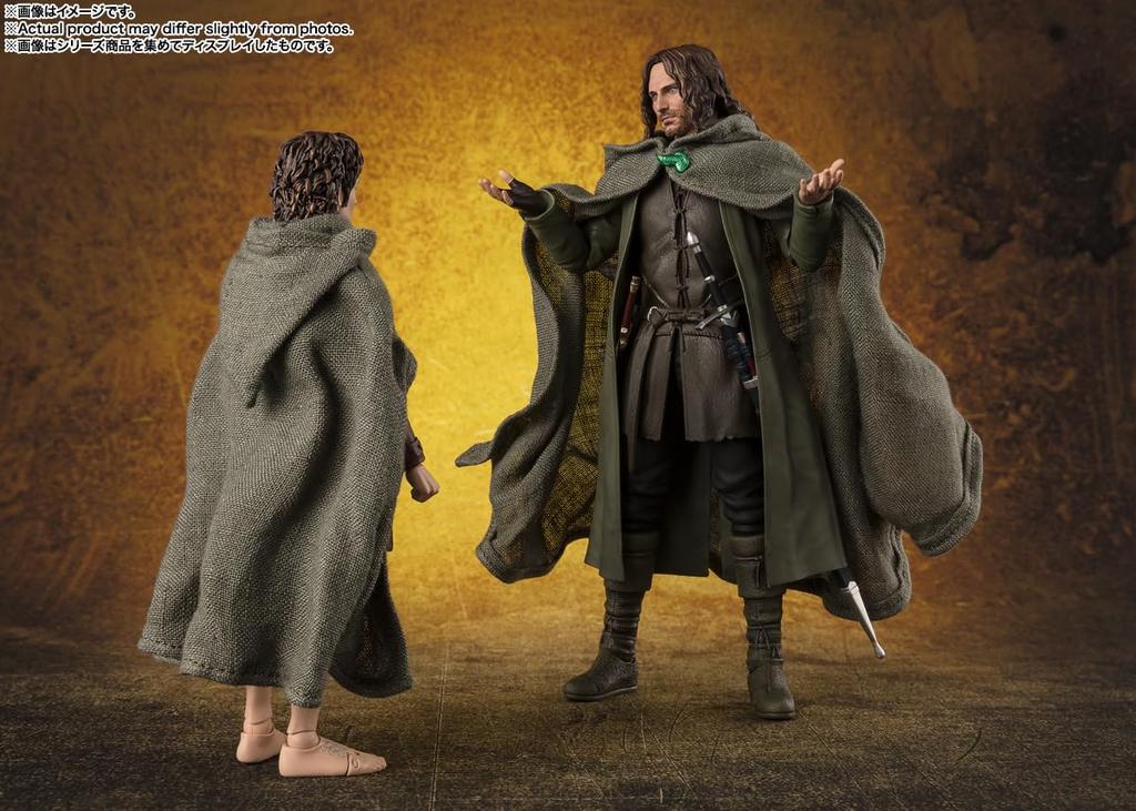 TAMASHII NATIONS S.H.Figuarts Frodo Baggins & Gollum (Lord of the Rings) Approximately 120mm PVC & ABS & Fabric Painted Movable Figure