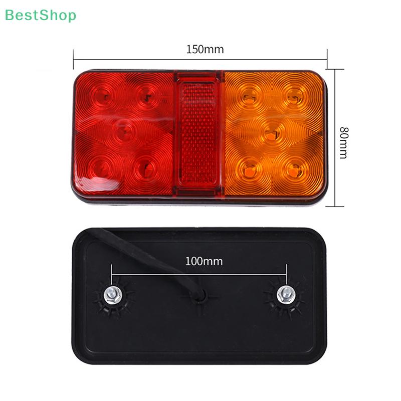 12V/24V Voltage 10 LED Truck Trailer Tail Light, Truck Side Light, Turn Signal Lamp Warning Parts