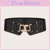 Style Metal Waist Belt With Alloy Buckle For Women Dresses And Coats
