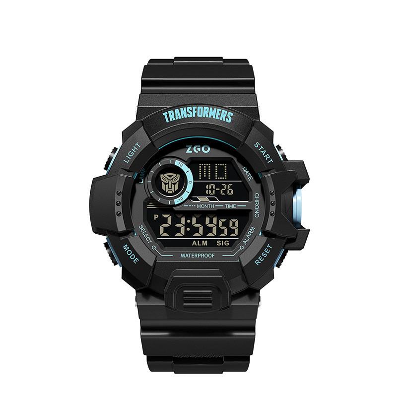Transformers Kids Digital Watch Night Light Sports For Boys