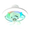 E27 Smart Ceiling Fan with Remote Control 3-Speed AC85-265V Lighting Base for Bedroom and Living Room Lighting